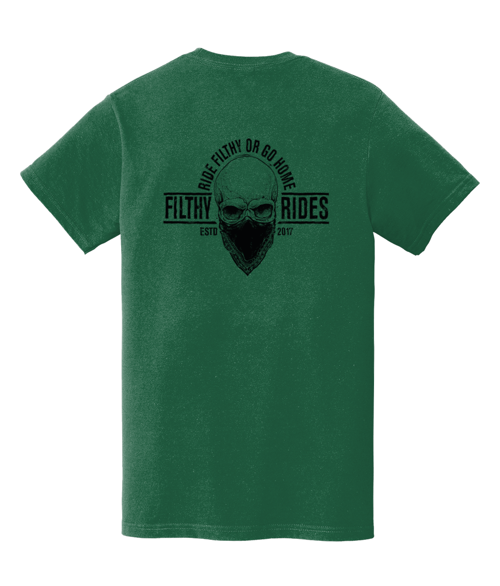 RIDE FILTHY OR GO  HOME T-SHIRTS - BREAST & BACK PRINT