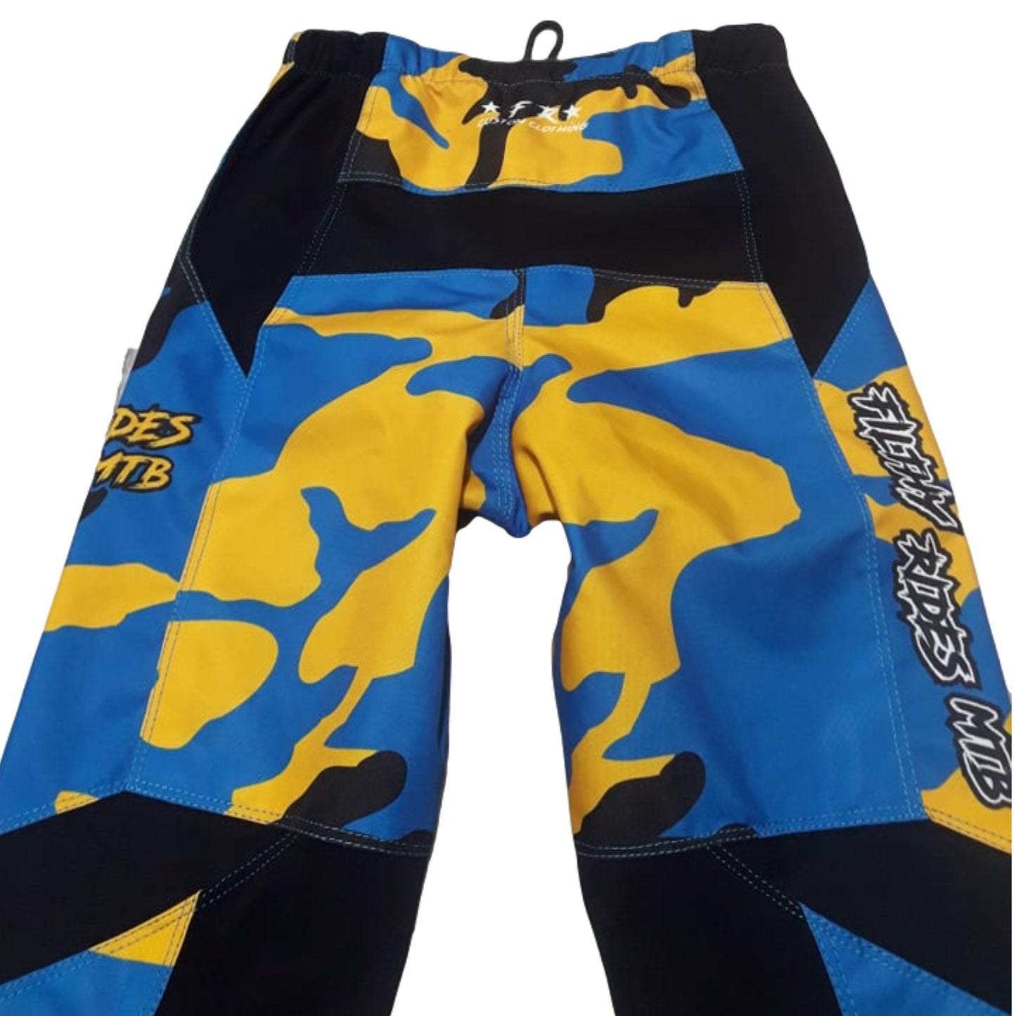 Blue & Yellow Camo Shorts & Trousers - (PRE-ORDER)