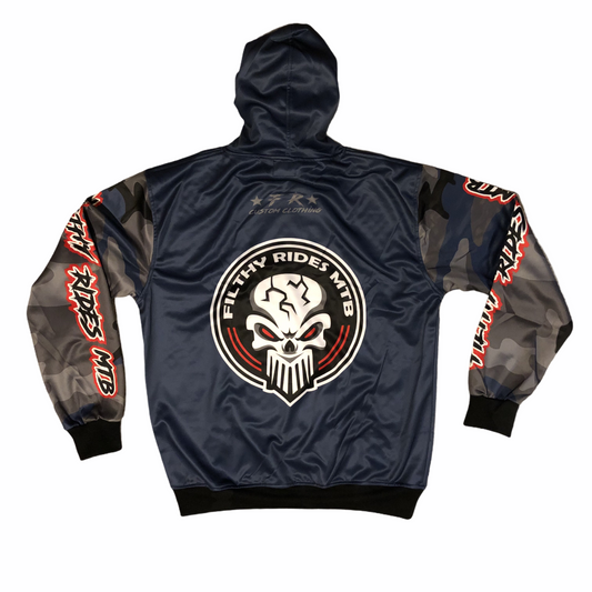 BLUE-CAMO HOODIE - (PRE-ORDER)