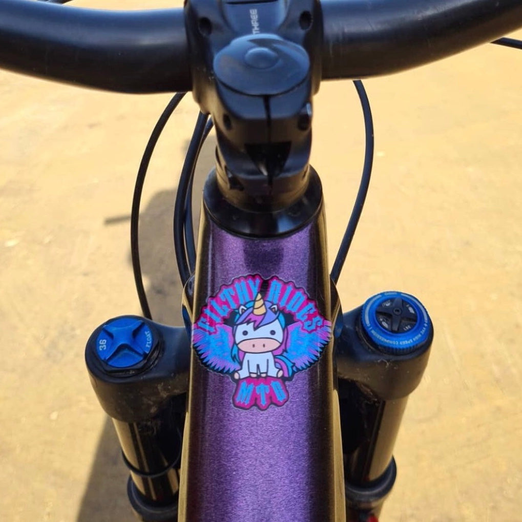 Filthy Rides Unicorn Sticker 🦄